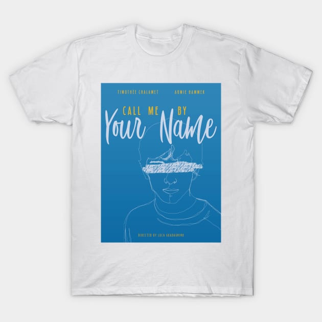 Call me By Your Name Fan Poster T-Shirt by saturngarden